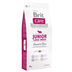 BRIT CARE JUNIOR LARGE LAMB 2x12kg + GRATIS